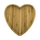 Bandeja De Bambu Heart 17,2x16,3x1,5 cm - PandaBay