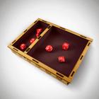 Bandeja de Dados RPG - Let's Roll - Marrom