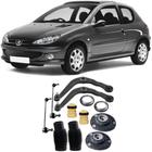 Bandeja + Kit Batente + Bieleta Peugeot 206 Dianteiro 1998 Até 2010 O Par