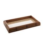 BANDEJA MADEIRA BAMBU C/SISAL NATURAL 30x17x4cm