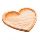 Bandeja madeira pinus coração 22x20x2cm
