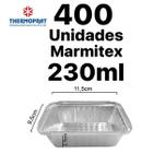 Bandeja Marmitex 230ml Alumínio - 400 Unidades Thermoprat