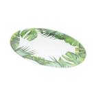 Bandeja melamina oval Leaves 51x36x2cm