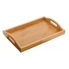 Bandeja Multifuncional Retangular Bambu MDF 40x30 cm