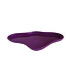 Bandeja Orgânica Roxo 25cm Un - Sóboleiras