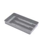 Bandeja organizadora de talheres Dial Industries Small Grey Plastic