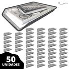 Bandeja Organizadora Multiuso Mesa Escritório Preta - Kit 50un