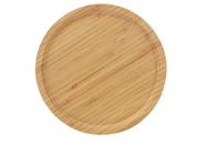 Bandeja Petisqueira Redonda Bambu Eco Prime 25cm - Tuut