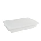 Bandeja plastica multiuso carnes frigorifico 12 l com tampa rischioto