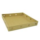 Bandeja Quadrada Passa Fita G 30x30x5 Mdf Madeira