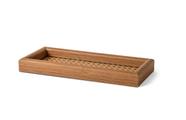 Bandeja Retangular em MDF com Rattan 28x12x3cm - Mart