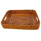 Bandeja Retangular em Rattan 29x22cm
