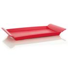 Bandeja Retangular Lea 34x21 cm Vermelha OU