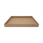 Bandeja Retangular Lisa Simples 23,5x17,5x2,5 Mdf 3mm Madeira