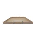 Bandeja Retangular Lisa Simples com Alça 40x30x2,5 Mdf 6mm Madeira