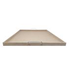Bandeja Retangular Lisa Simples com Alça 50x40x2,5 Kit 3un Mdf 6mm Madeira