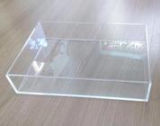 Bandeja retangular ultratransparente em acrilico 35 x 25 cm