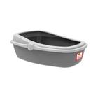 Bandeja Sanitária Plast Pet King Taupe para Gatos - Grande