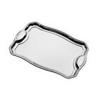 Bandeja Tramontina Classic Retangular em Aço Inox com Alças 42 x 29 cm