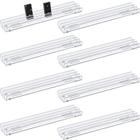 Bandejas Domino Racks Skylety Acrylic Domino, 8 peças transparentes