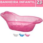 Banheira Banho Bebê Infantil 23 Litros Portátil c/ Válvula