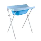 Banheira Com Suporte Dobrável e Trocador, 25l, até 30kg - Baby Hércules Banheira Com Suporte Dobrável e Trocador, 25l, até 30kg - Baby Hércules