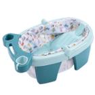 Banheira Infantil Bebê Portátil Inflável Antiderrapante Azul