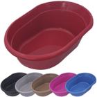 Banheira para Gato Plástico Caixa de Areia Sanitário Banheiro Furacão Pet Glamour Vermelho