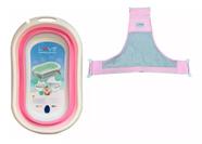 Banheira Bebe Infantil Retratil 30kg Pimpolho Menino Menina Dobrável Em  Silicone 33 Litros - Banheira de Bebê - Magazine Luiza