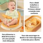 Banheira Suporte Bebê Cadeirinha Refeição Alimentação Banho Banquinho Piscina Praia Conforto Fortalecimento Coluna Infantil