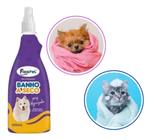 Banho a Seco Pet Cães Gatos Spray Higienizador Seguro Eficaz
