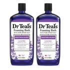 Banho de espuma Dr. Teal's Soothe & Sleep Lavender 1L (pacote com 2)