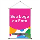 Banner 80x120cm, 4x0 - Acabamento em bastão