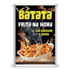 Banner Batata Com Bacon Impresso Em Alta Qualidade Em Lona - Shop G Artes