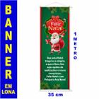 Banner Black Boas Festas 1mx35cm Em Lona Com Bastão E Cordinha - StarColor