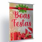 Banner Boas Festas Fim De Ano Impressão Digital - Shop G Artes