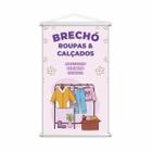 Banner Brechó Masculino Feminino Roupas e Calçados 80x50cm - PlimShop