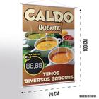 Banner Caldos Quente Diversos Sabores - Campo Editável