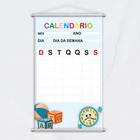 Banner Didático Escolar Calendário Dia Mês E Ano 80X50Cm