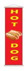 Banner Esticadinho HOT-DOG - CACHORRO QUENTE - 1,00mx0,30cm