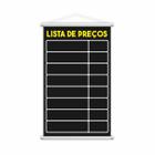Banner Lista de Preços Tabela Vendas Serviço Lona 60x40cm