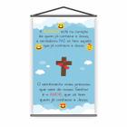 Banner Religioso Alegria, P E Amor A Jesus 80X50Cm