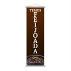 Banner Temos Feijoada Restaurante Comida Lona 100x30cm - PlimShop