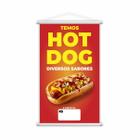 Banner Temos Hot Dog Diversos Sabores Lanche Preço 60X40Cm