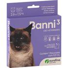 Banni 3 para Gatos de 2,6 a 7,5Kg - 0,9 mL - Ouro Fino