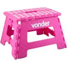 Banqueta De Plástico Dobrável 220mm Reforçada Com Alça 150KG