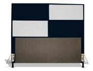 Banqueta Decorativa Josi Suede Azul Marinho - MV Estofados Shop