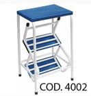 Banqueta escada 3 degraus dobrável super resistente ,pode subir até 120kg, br/az . - Tubomax/fenix