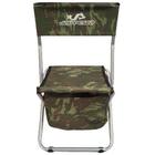 Banqueta Para Pesca Metal 3/4 Com Encosto e Bolsa