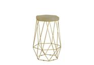 Banqueta Rubi Dourado Veluplus 1331 - FdECOR